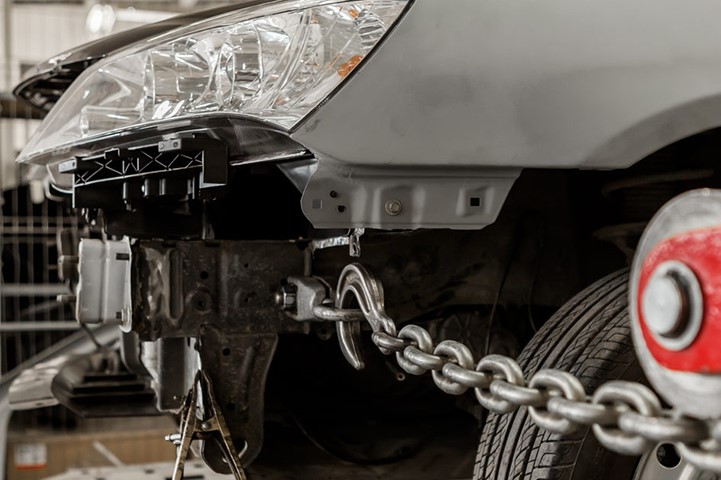 Восстановление геометрии кузова на стапеле